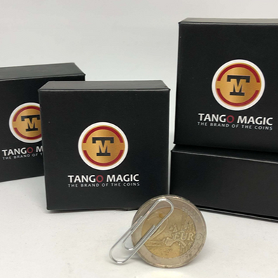 Magnetic Coin 2 Euros Strong Magnet  by Tango (E0087) - Trick